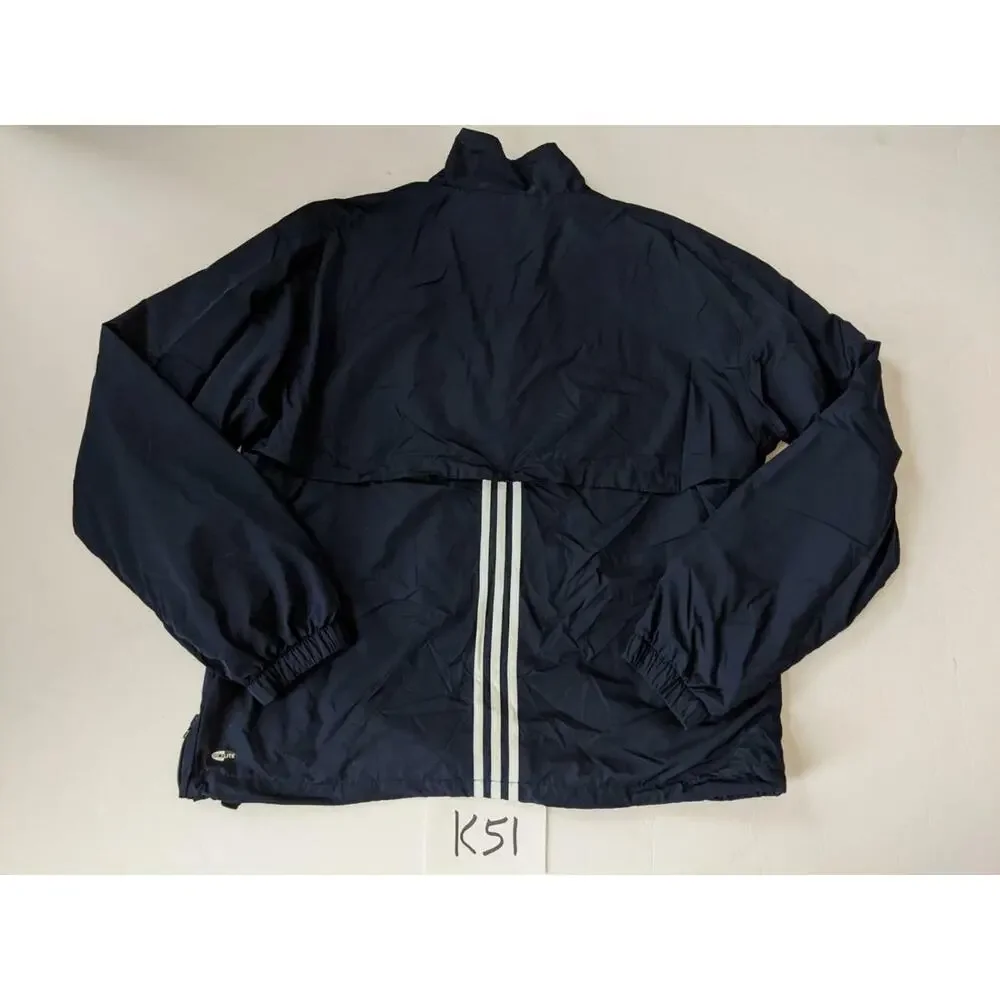 Adidas Notre Dame Jacket Size XL 1/2 Zip Blue Climate -0522K51